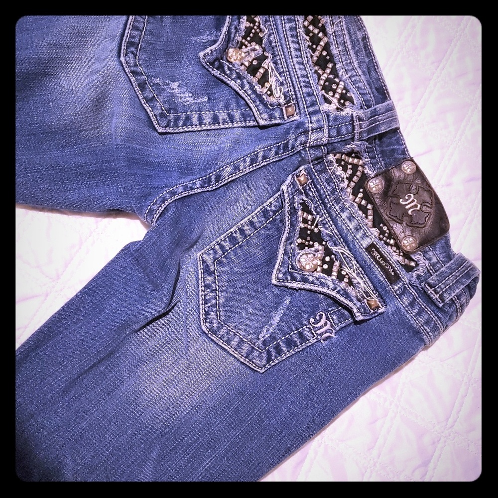 Distressed Miss Me Jeans